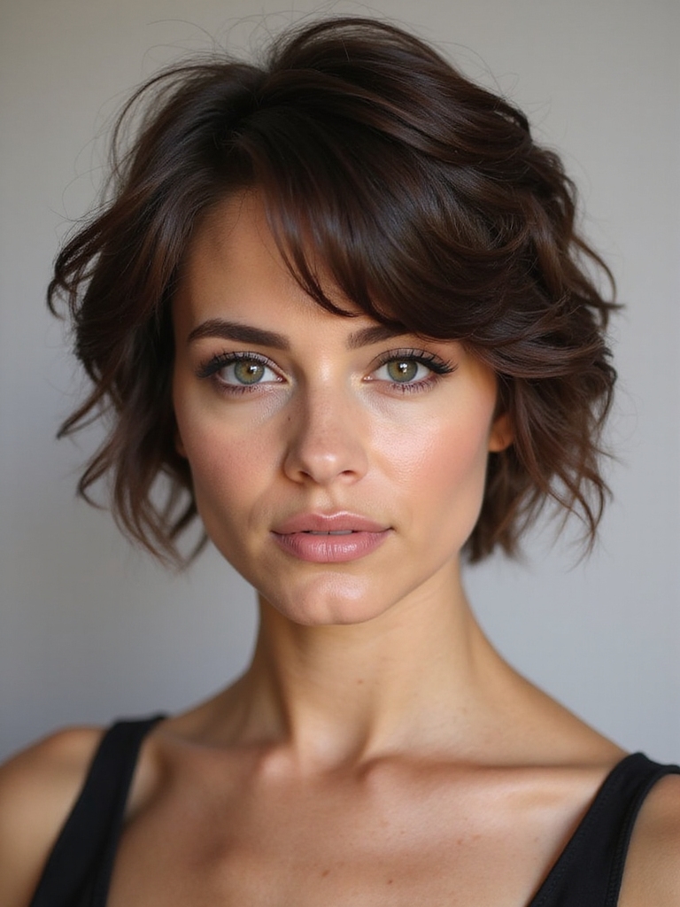 effortless textured messy pixie