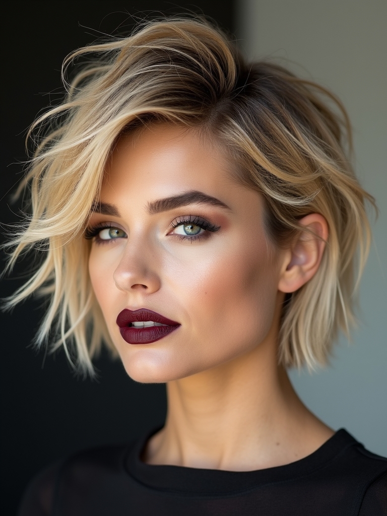 effortless textured mini shag