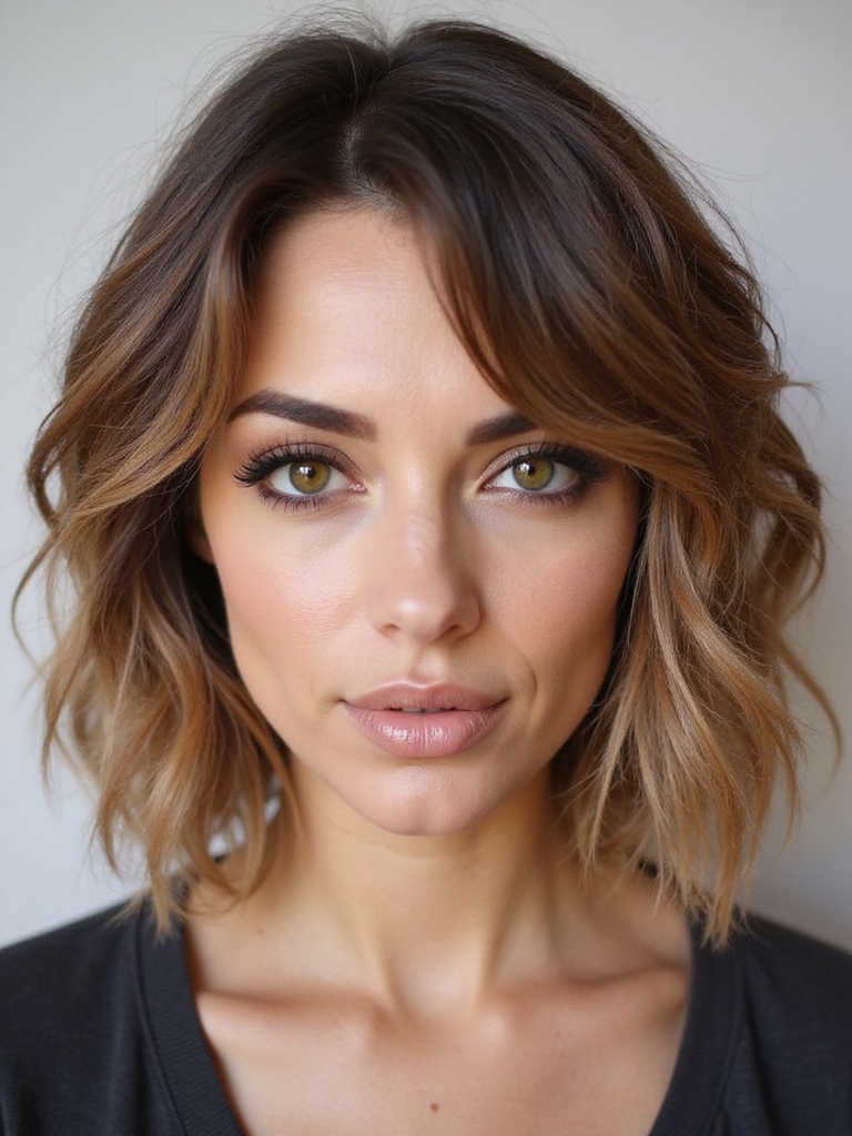 effortless textured tousled waves