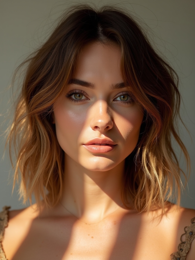 effortless textured voluminous hair