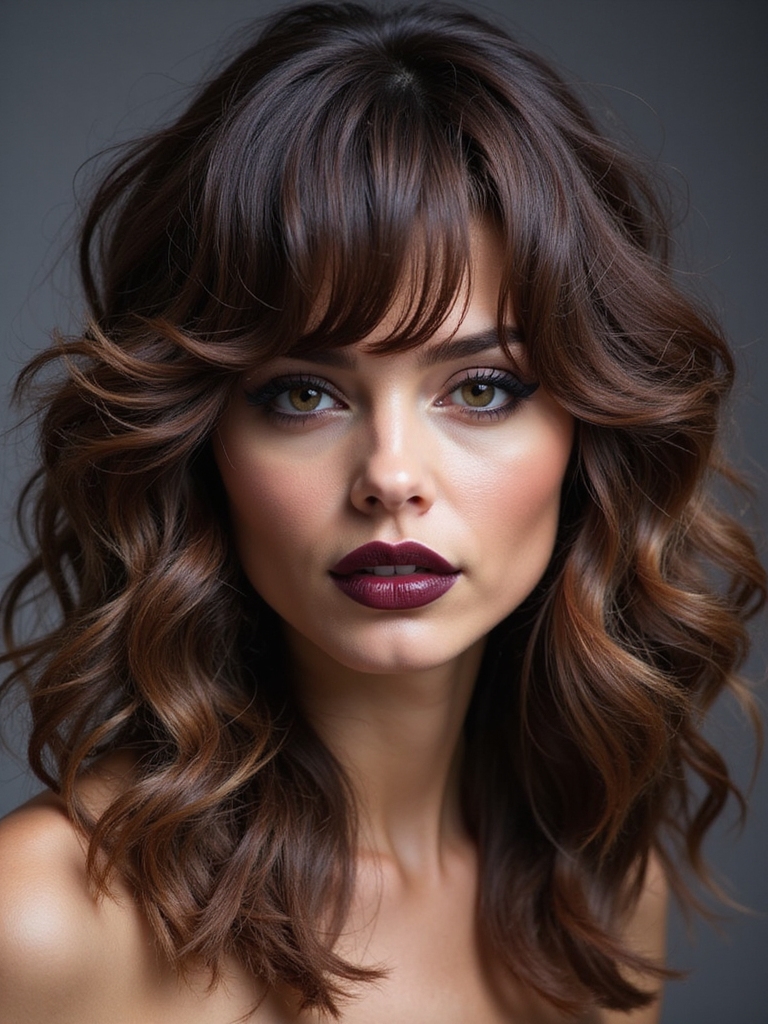 effortless tousled curly texture