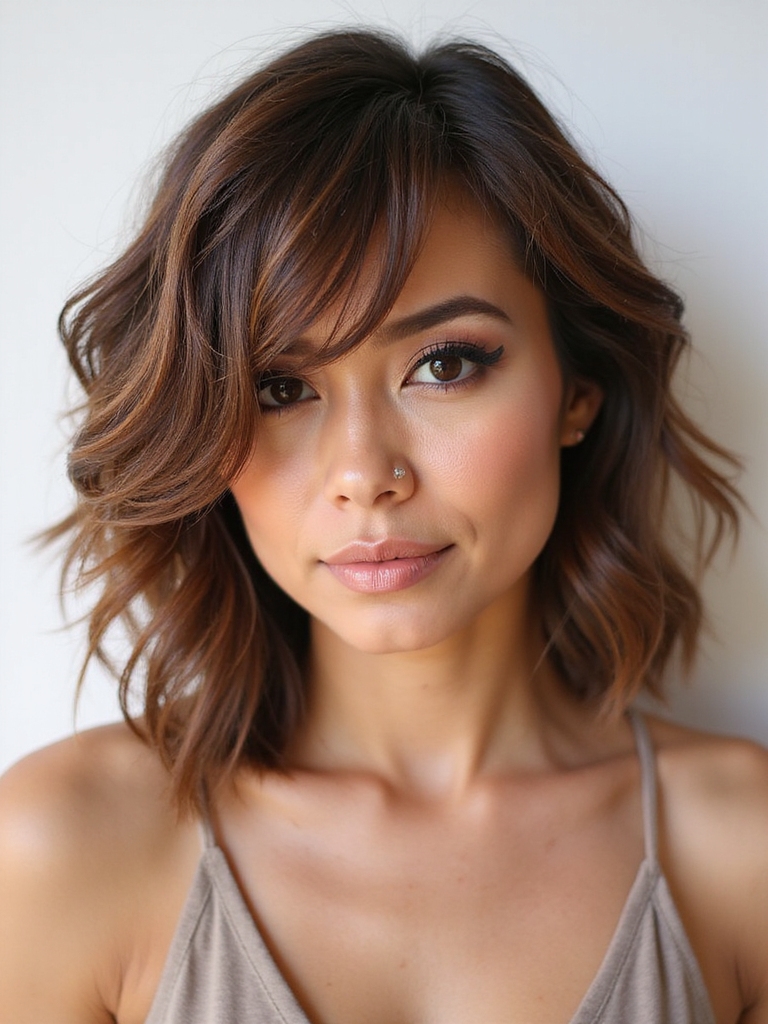 effortless tousled shag maintenance