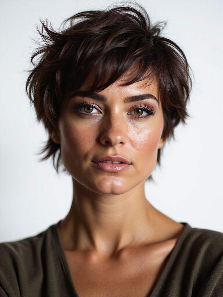 effortlessly textured choppy shag