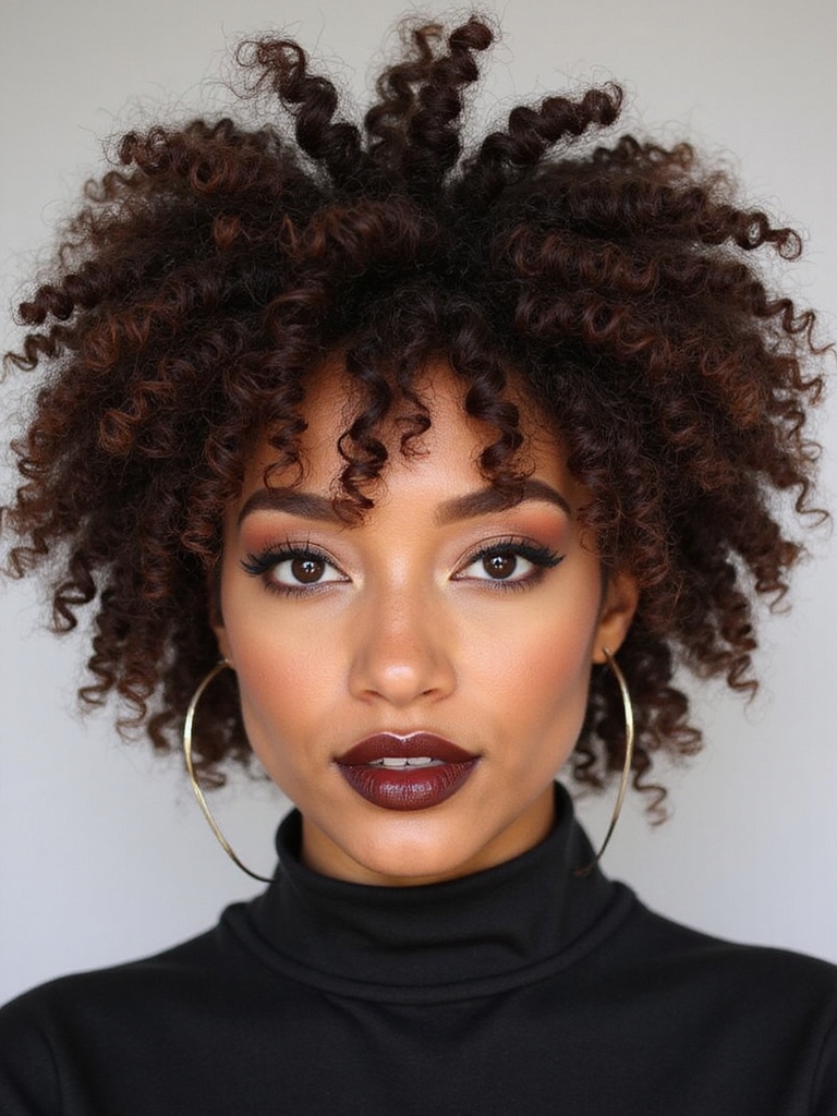 embrace layered cuts curls