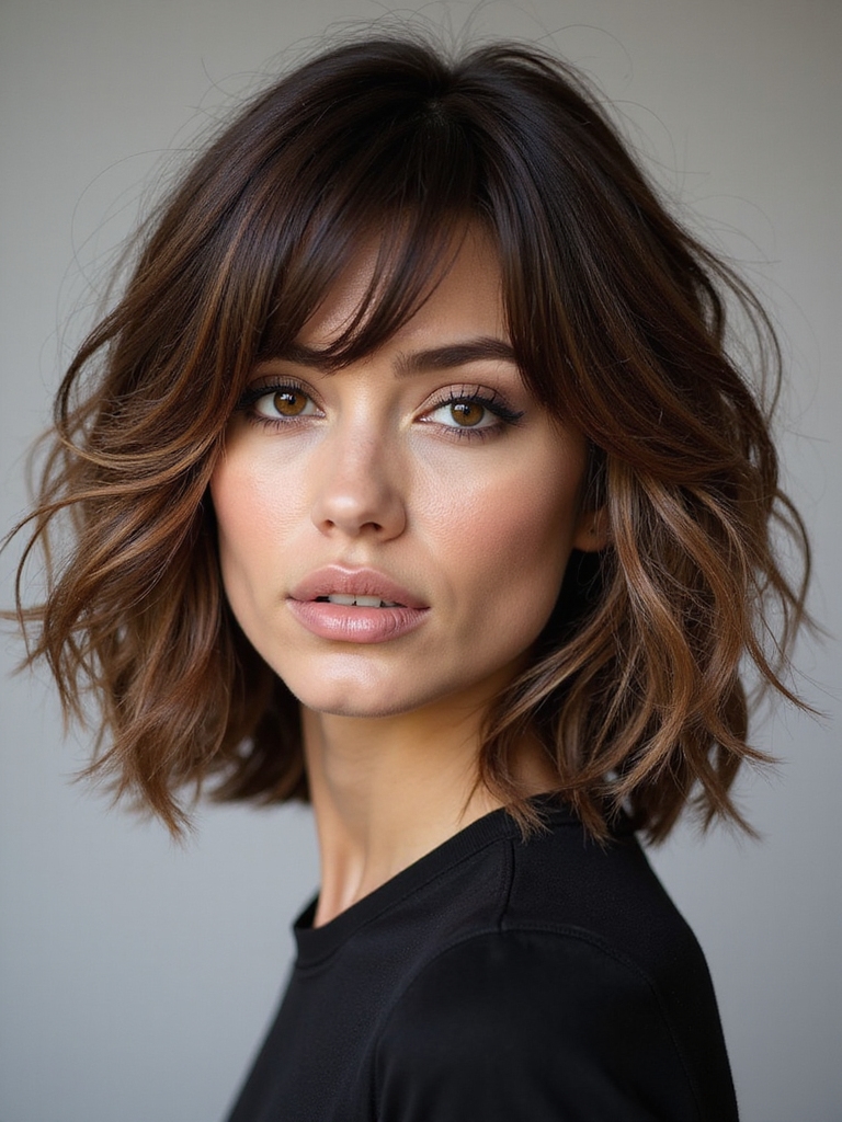 enhance layered hair movement