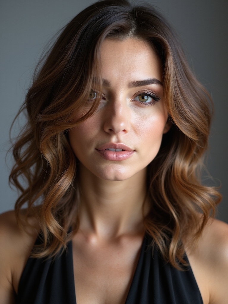 face framing layered feathered length