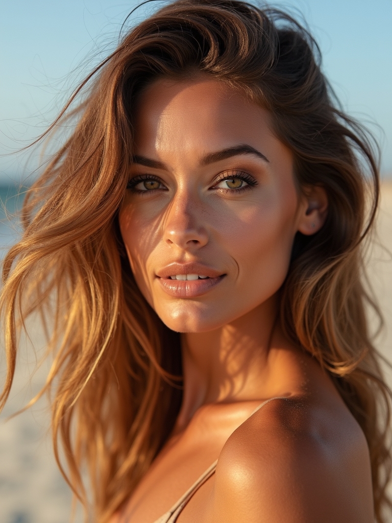 face framing textured shag waves