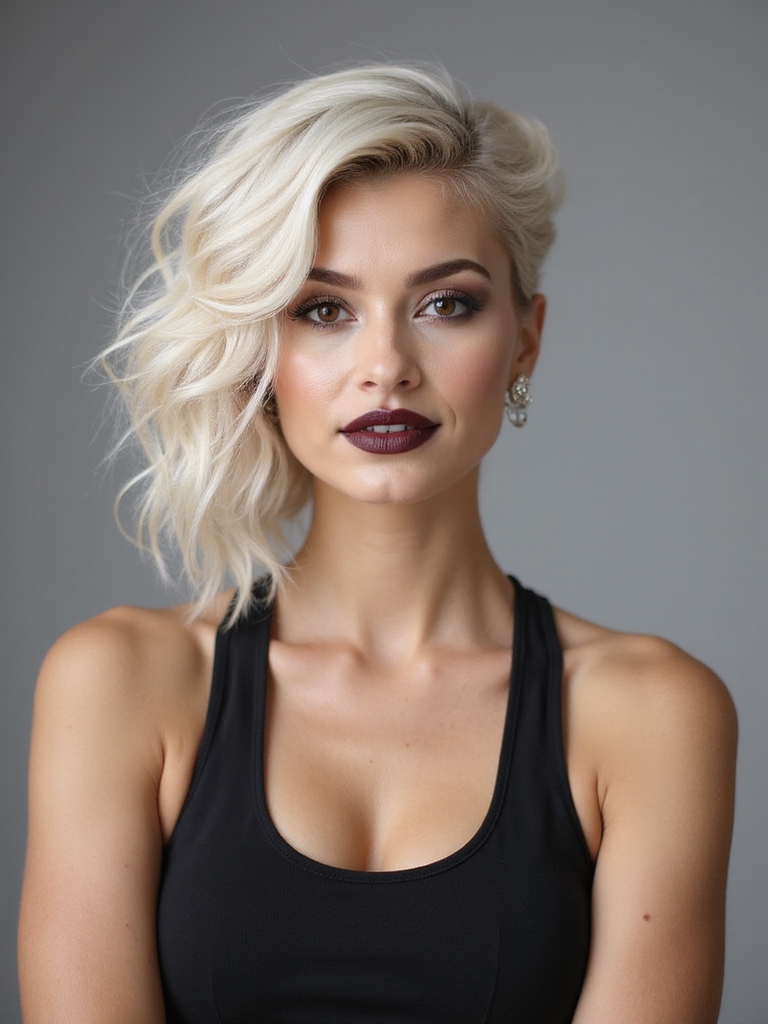 face framing waves textured back