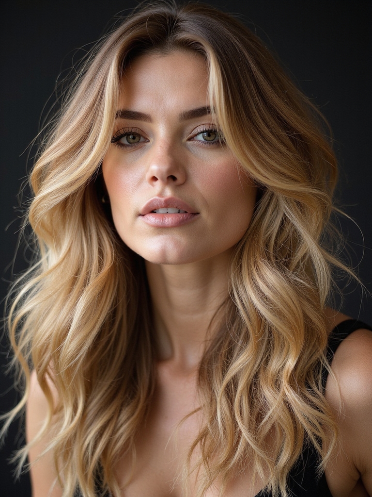 feathered conditioned textured diffused layers