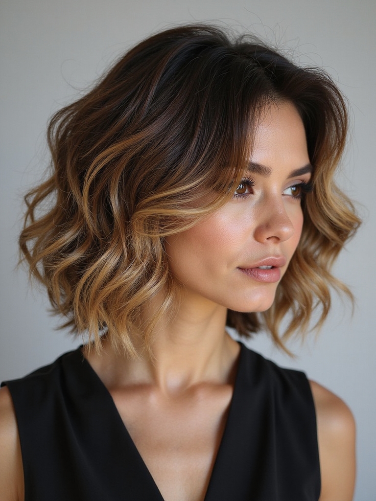 feathered layered universal haircut