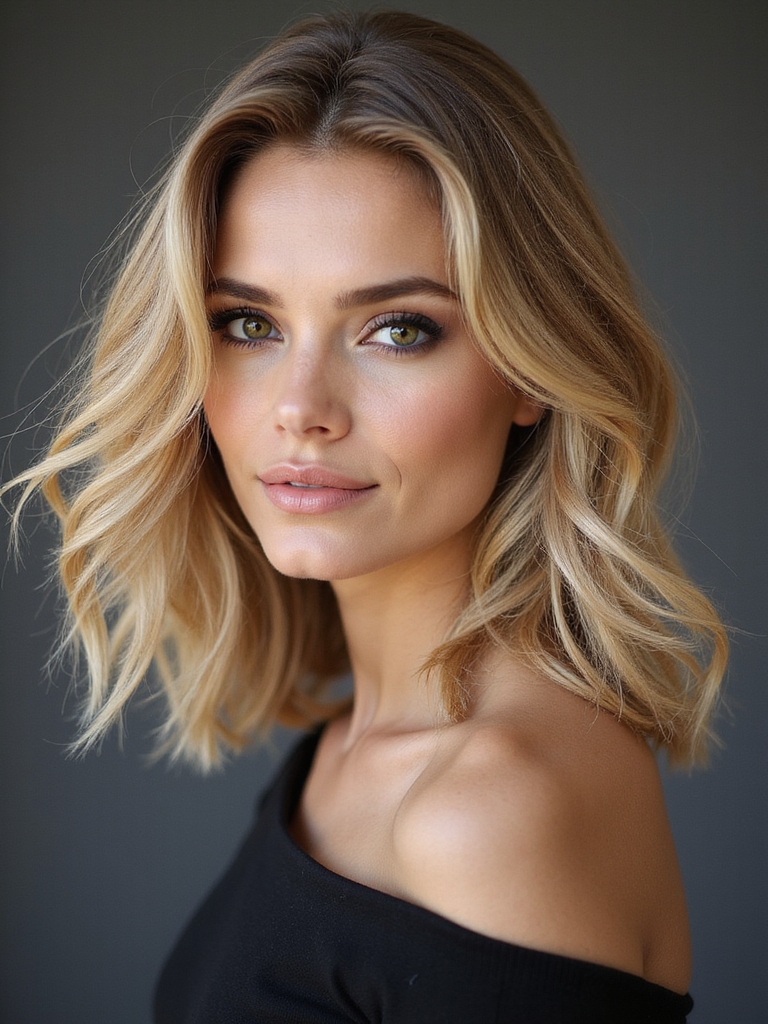 feathered layers effortless elegance