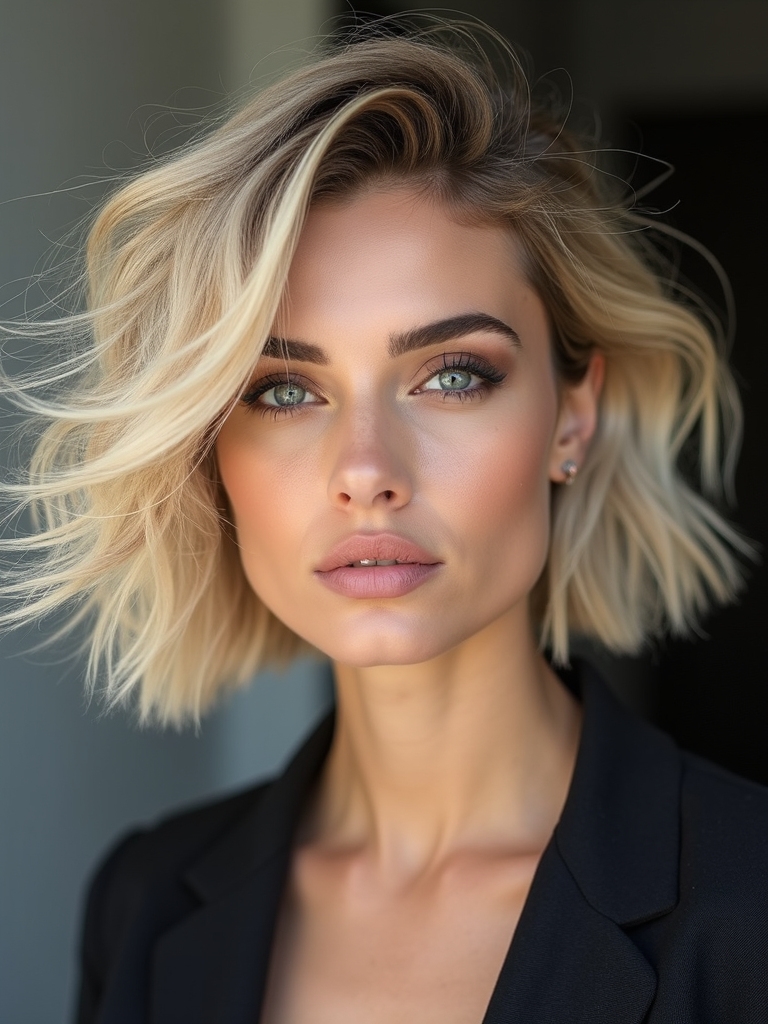 feathered soft face framing layers