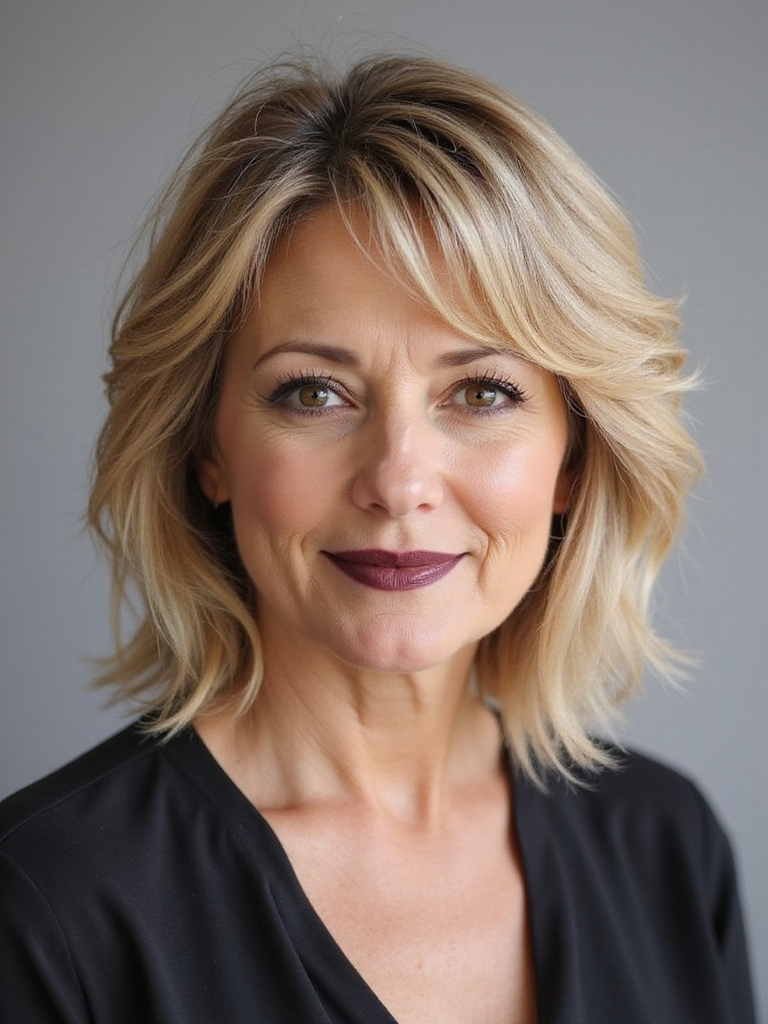 feathering adds movement to fine hair