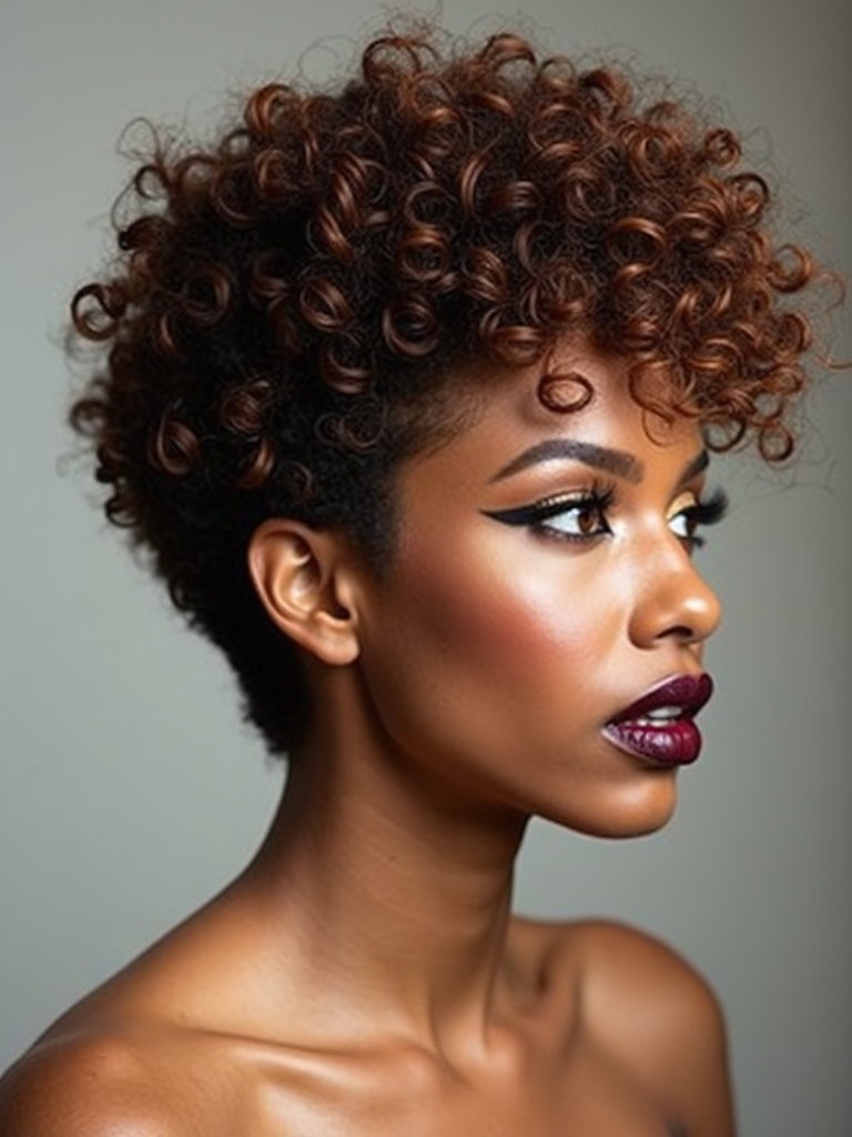 finger styled textured air dried curls
