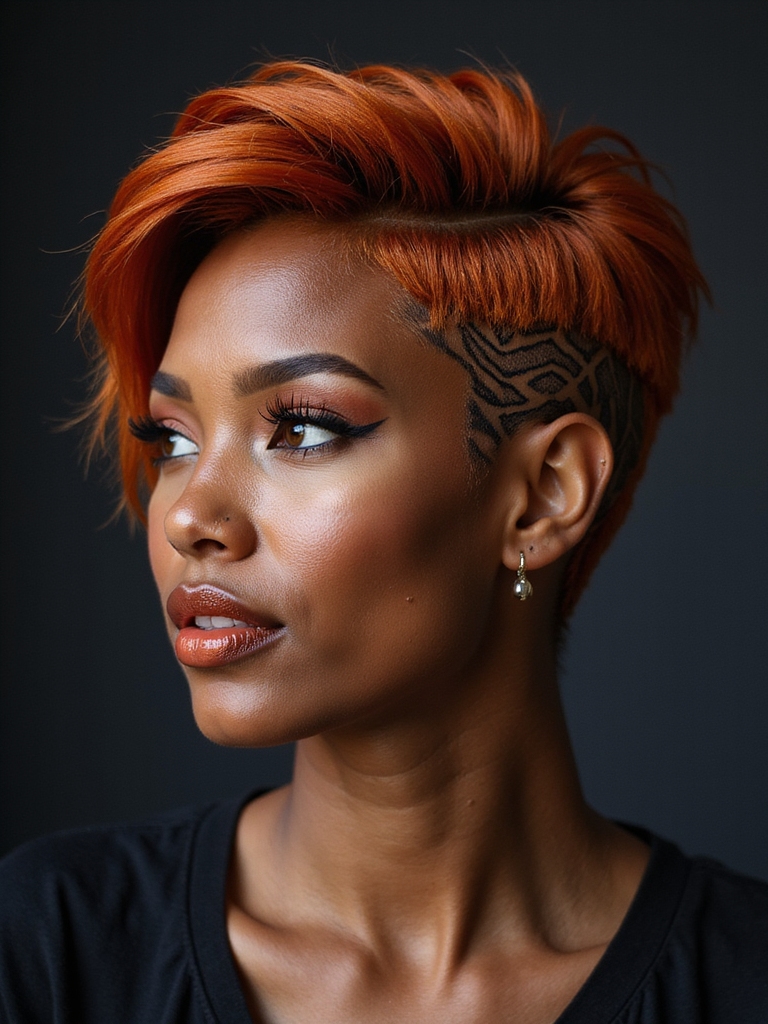 ginger pixie with designs