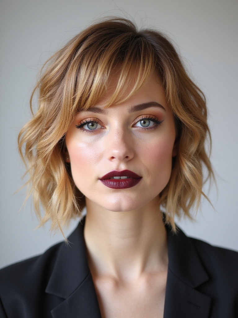 growing bangs into layers