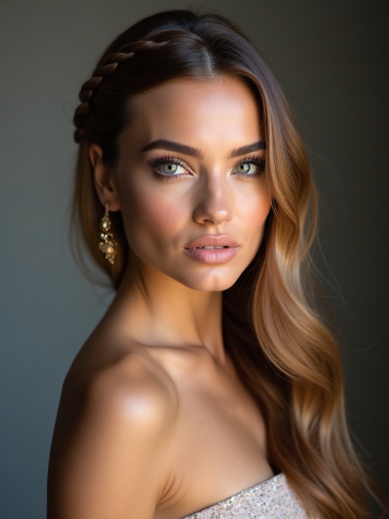 half up braided bob versatility