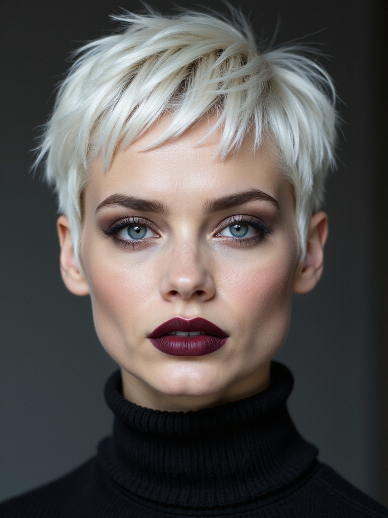ice cool platinum pixie transformation