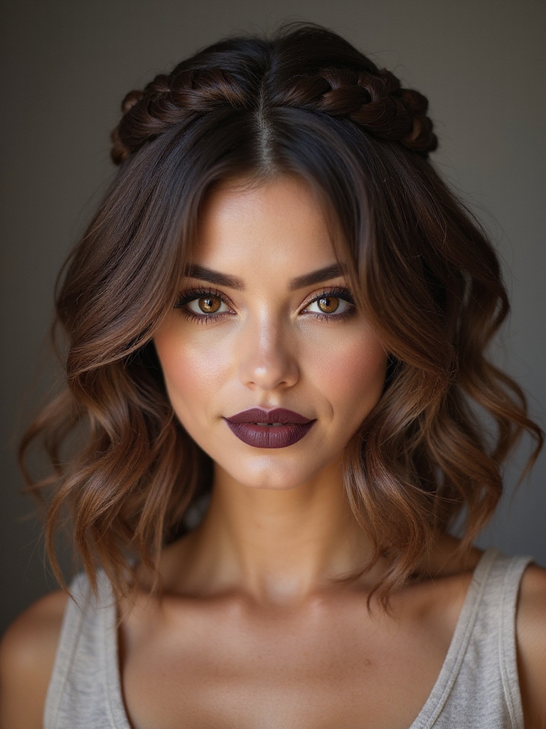 intricate textured interlocking braid