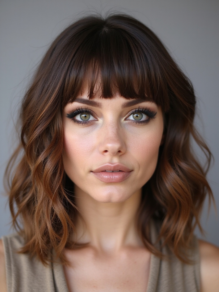 layered bangs suit all lengths