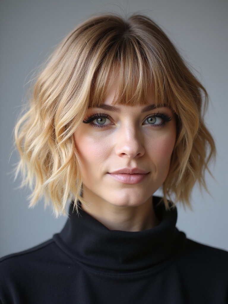 layered bob adds movement