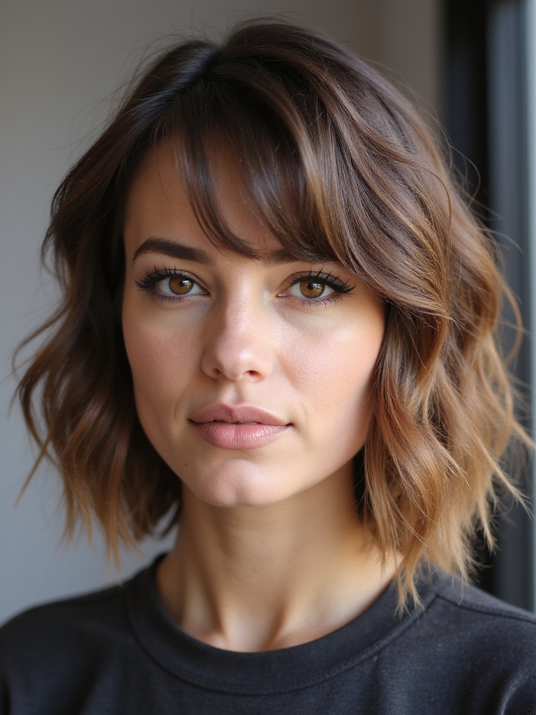layered bob suits face shapes