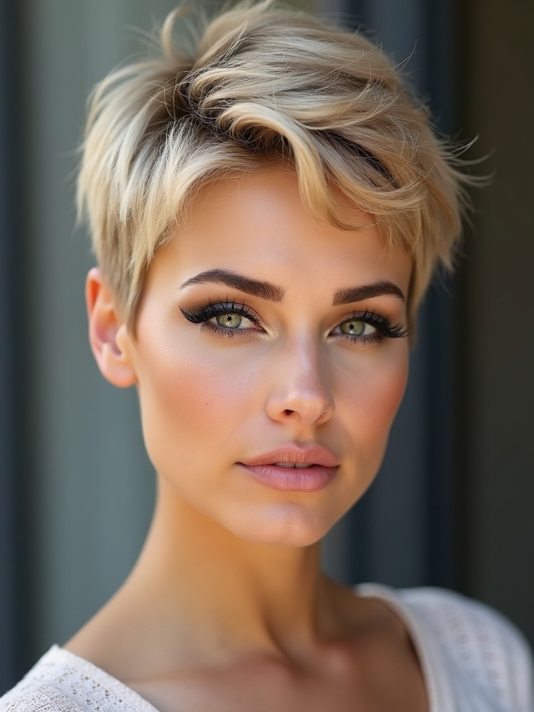 layered choppy face framing texture