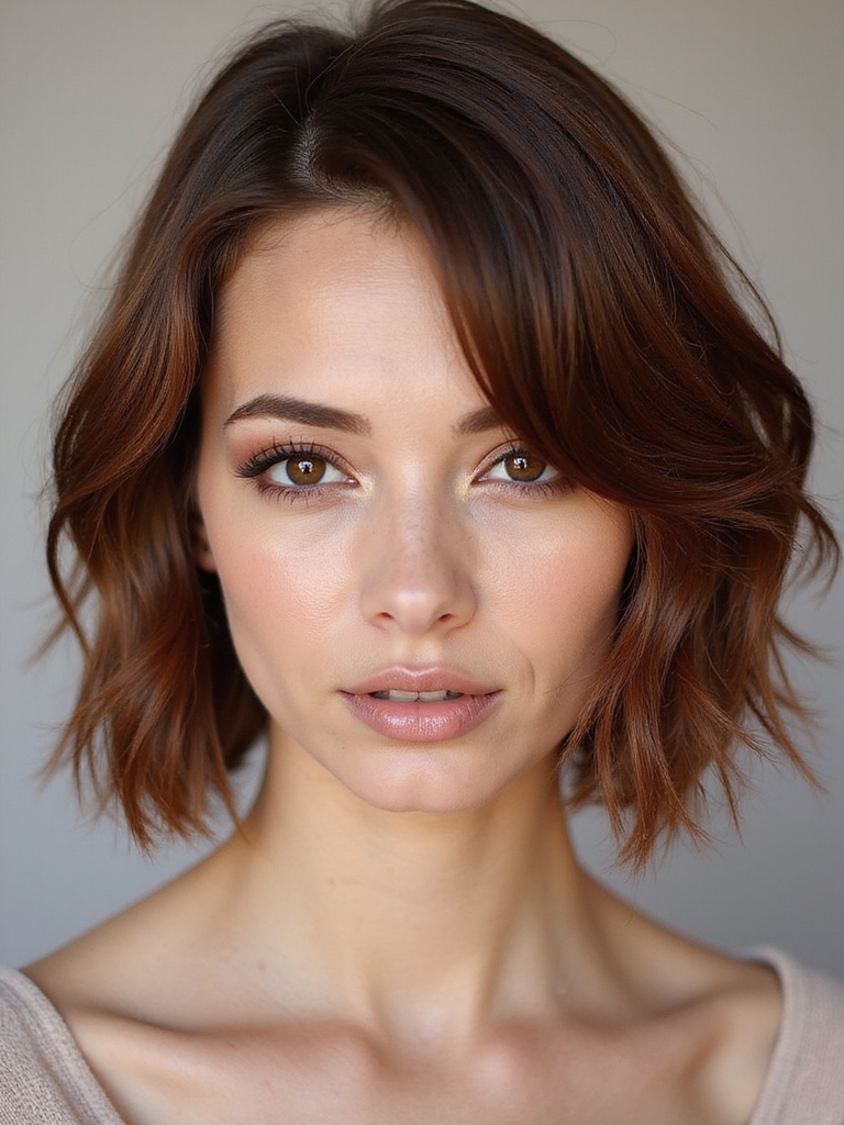 layered french bob volumizing
