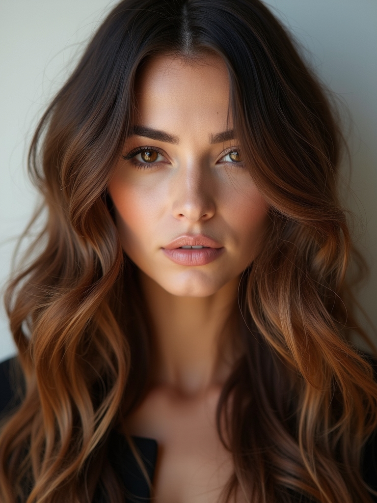 layered hair through decades