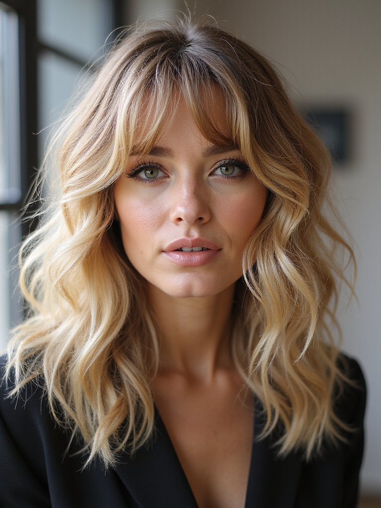 layered shag for volume