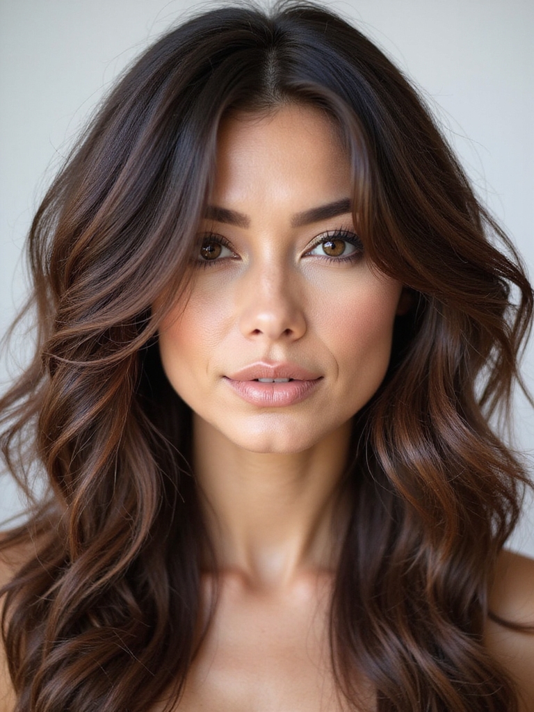 layered shaggy soft texture