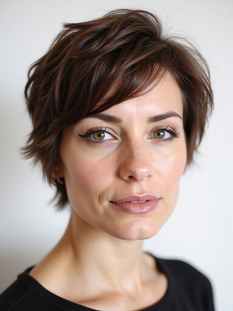 layered short hair refresh