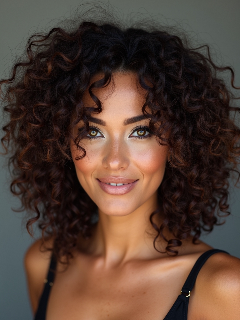 layers enhancing natural curl definition