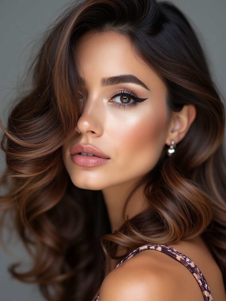 layers highlight eyes soften jaw