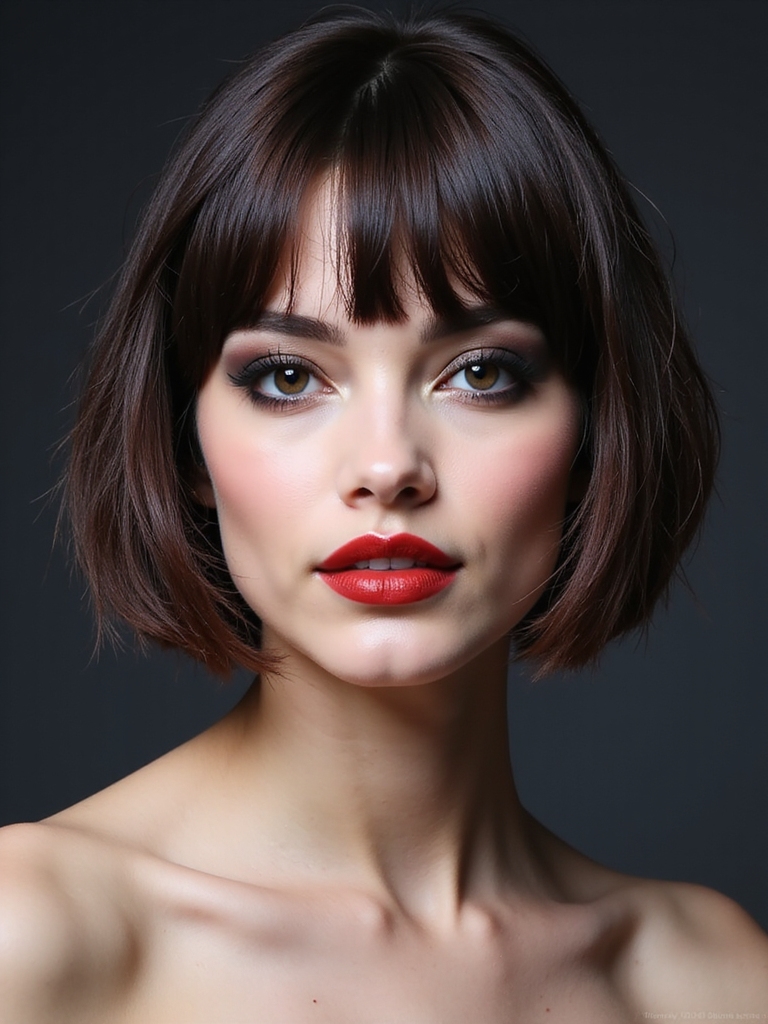 lightweight choppy textured bob