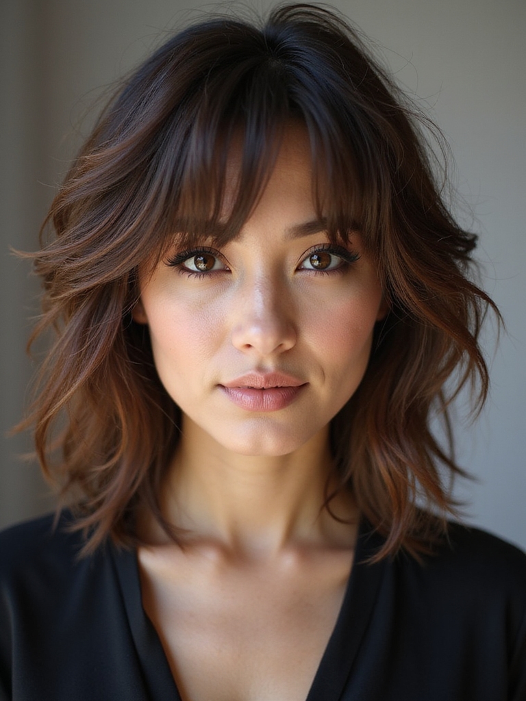 lived in textured shag layers