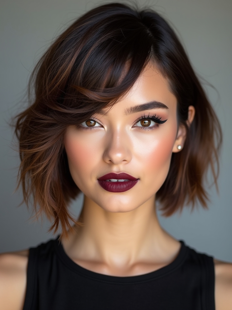 long front short back bob