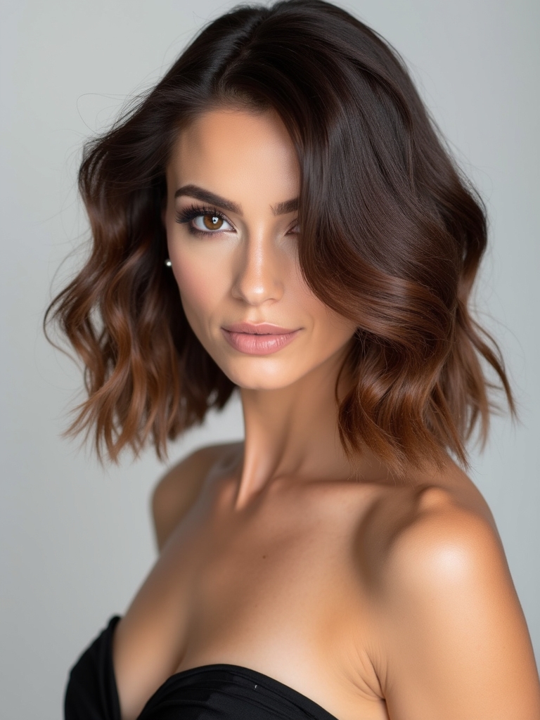 long layered feathered volume