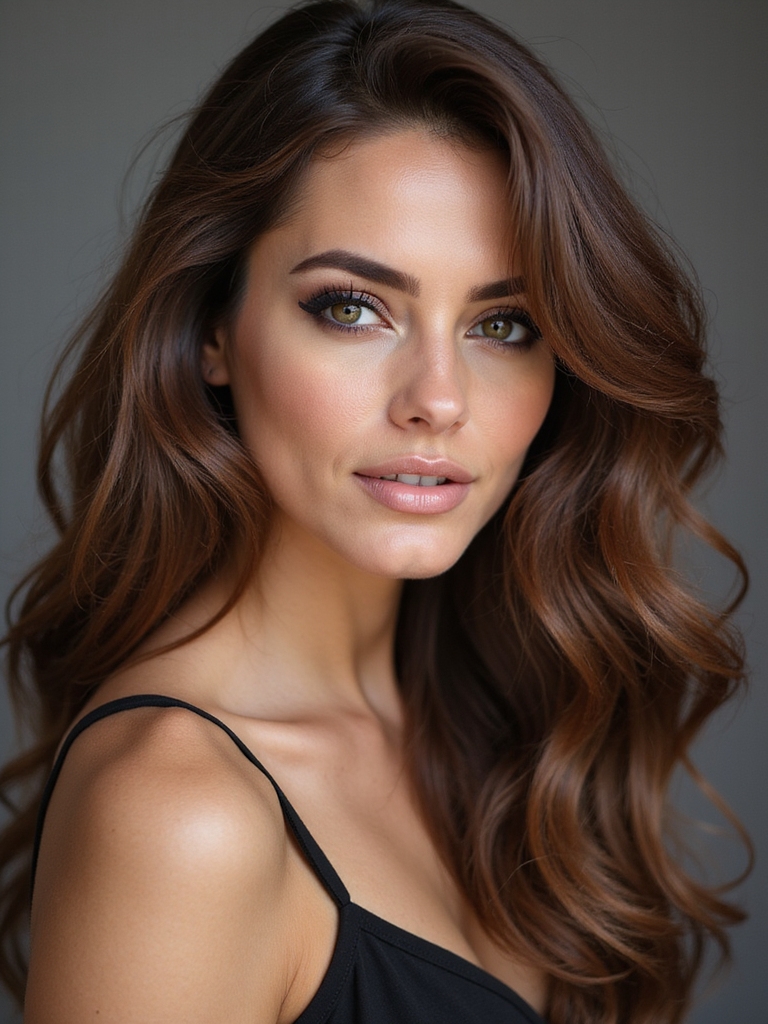 long layered styles for thick