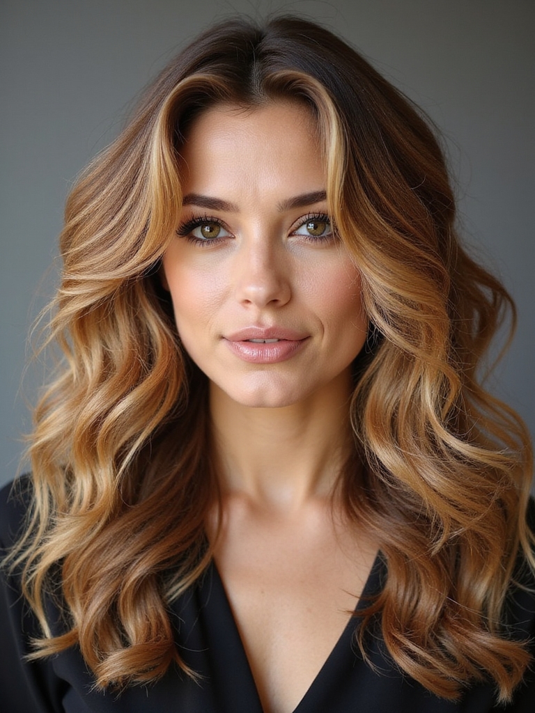 long shaggy textured layers