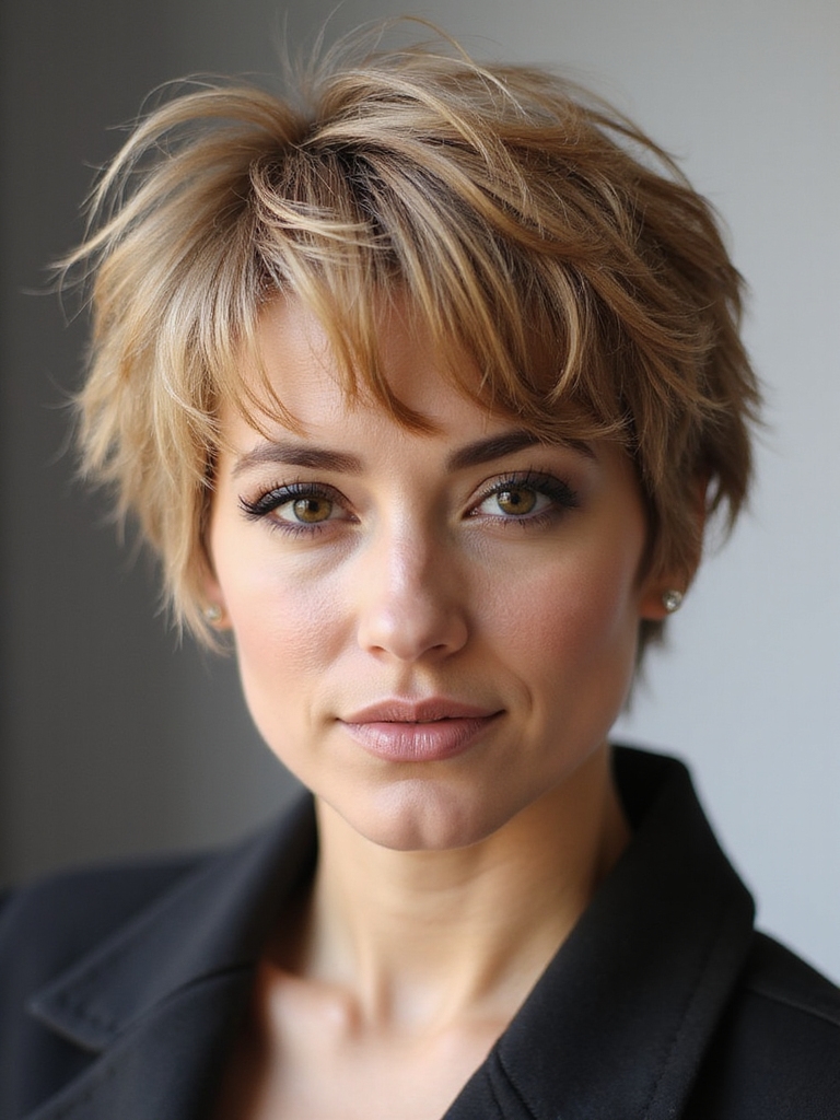 longer layered versatile tousled pixie