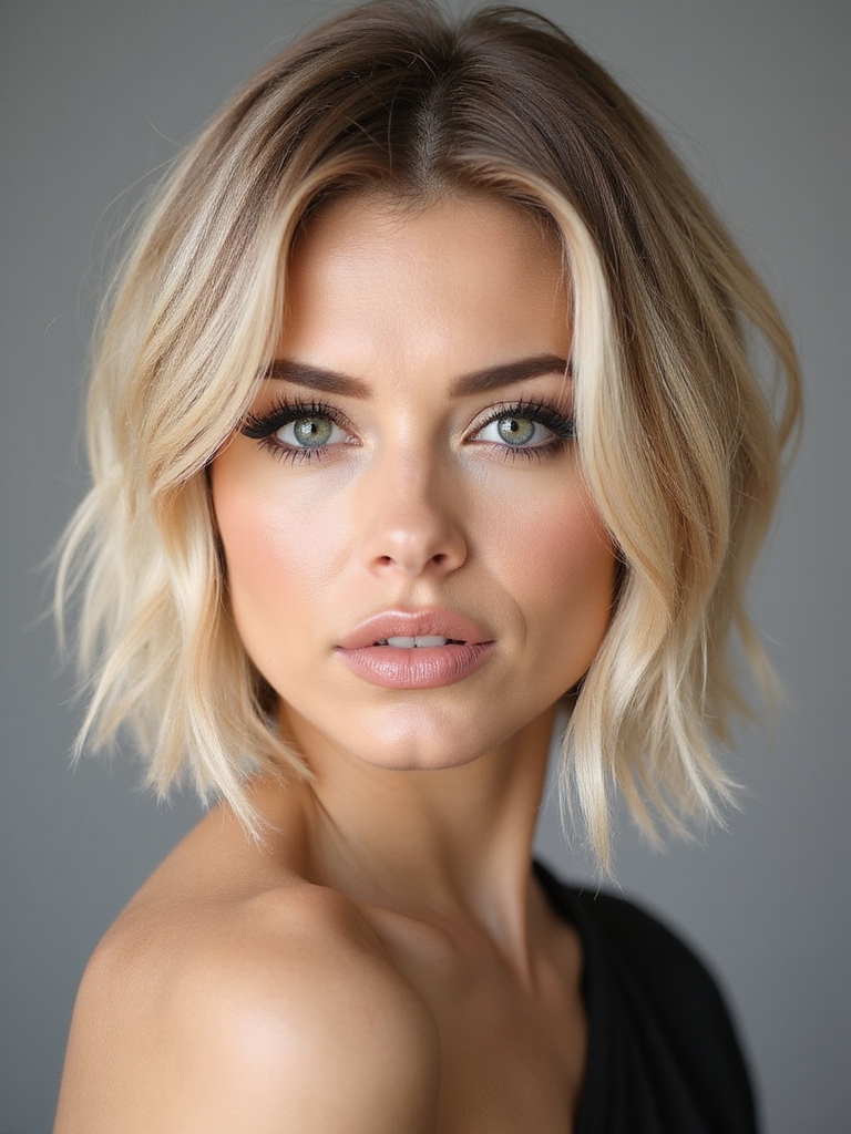 maintain angled bob between visits