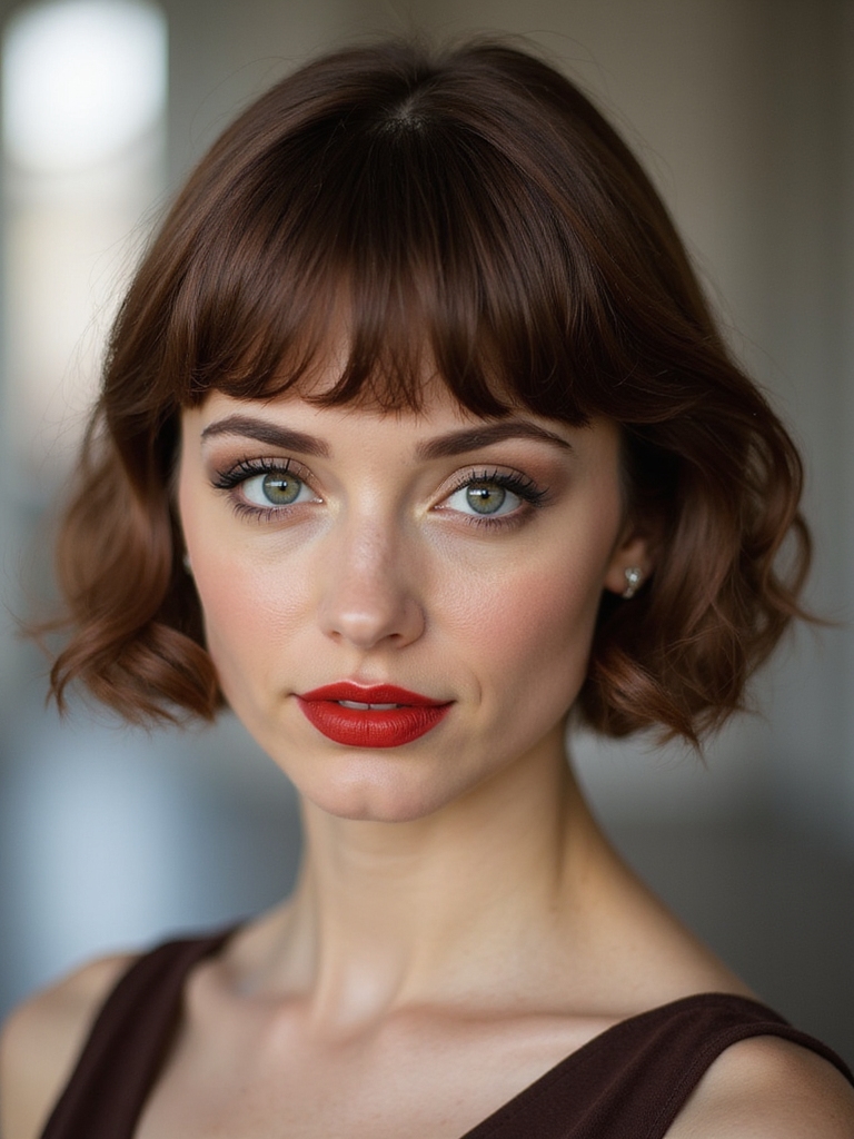 maintain polished voluminous short bob