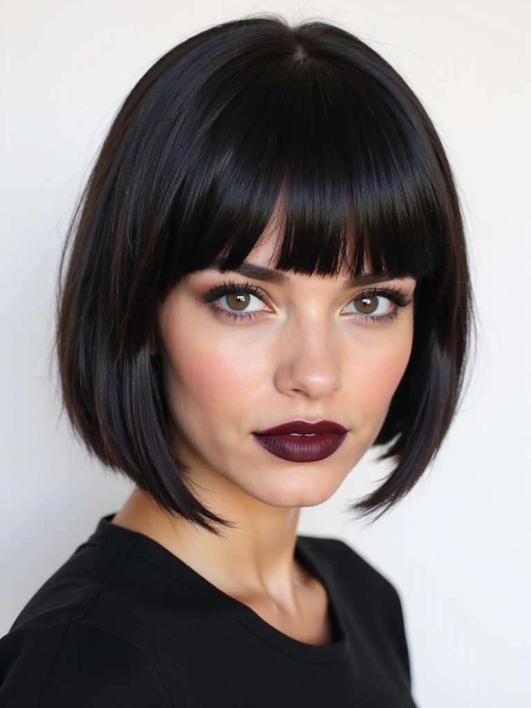 maintain sharp angled bob