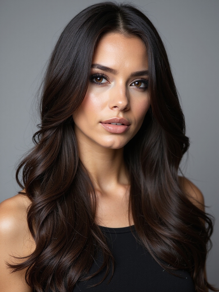 maintain sleek layered hair