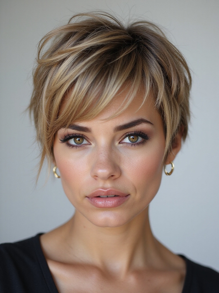 match shag pixie to face