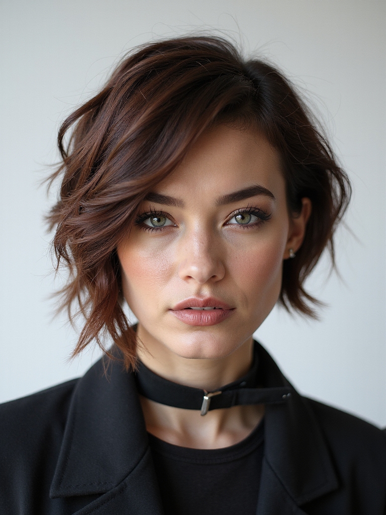 messy textured rebellious bedhead vibe