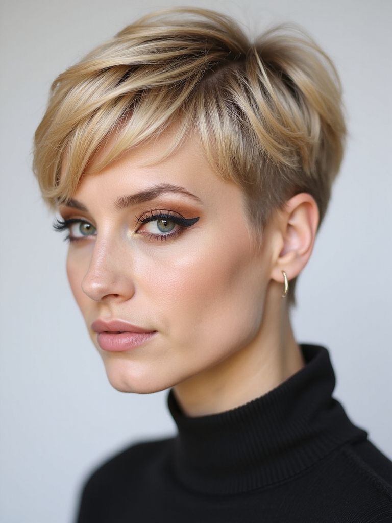 minimal accessories highlight face