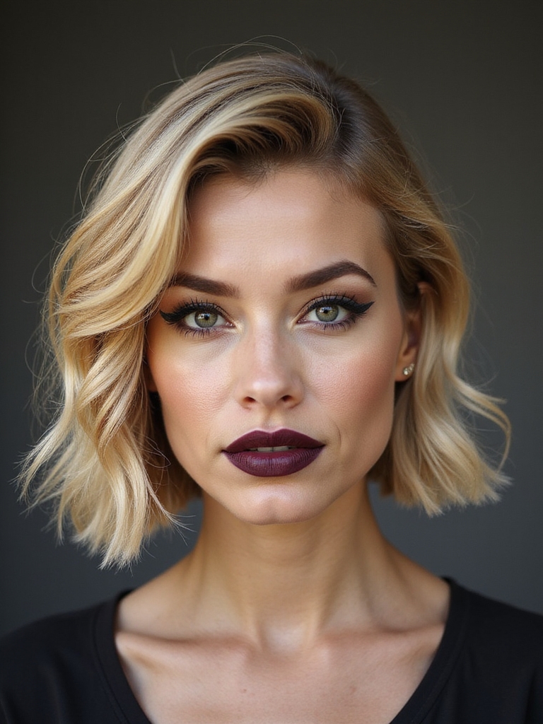 off kilter vintage chic bob