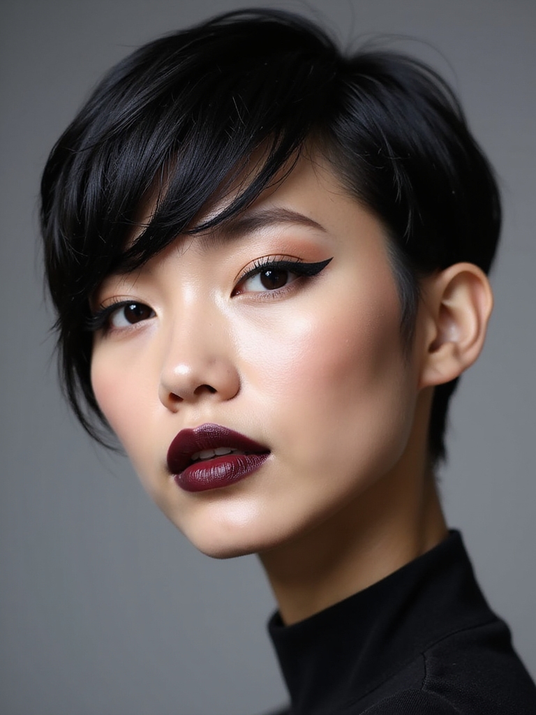 pixie cut face shaping